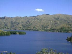 Stunning landscape on Isla del Sol, Lake Titicaca.