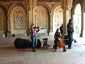 Musica gratis en el Central Park.