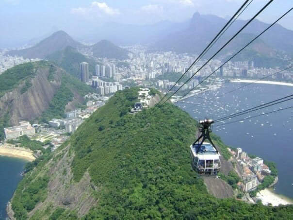 Bondinho do Pāo de Açúcar, a melhor vista do Rio.