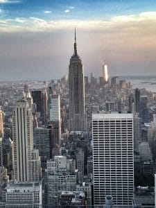 Vista do Top of the Rock, NYC.