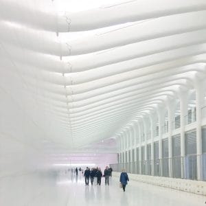 Paseo subterráneo, WTC, NY.