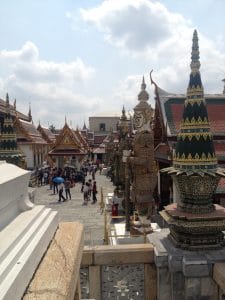 La entrada del Grand Palace, Bangkok.