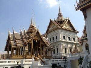 La bella arquitetura tailandesa, Bangkok.