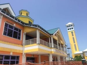 Aquitectura colonial en el centro histórico de Nassau.