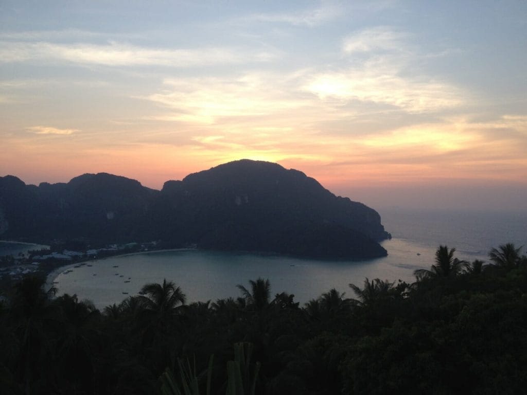 Sunset, Koh Phi Phi Don, Thailand.