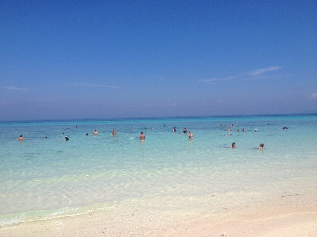 Unbelievable crystal-clear turquoise water, Bamboo Island, Thailand