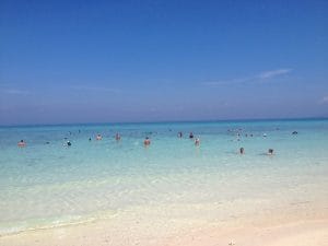 Unbelievable crystal-clear turquoise water, Bamboo Island, Thailand