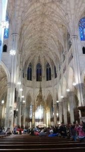 La capela de la Catedral de San Patrício, NY.