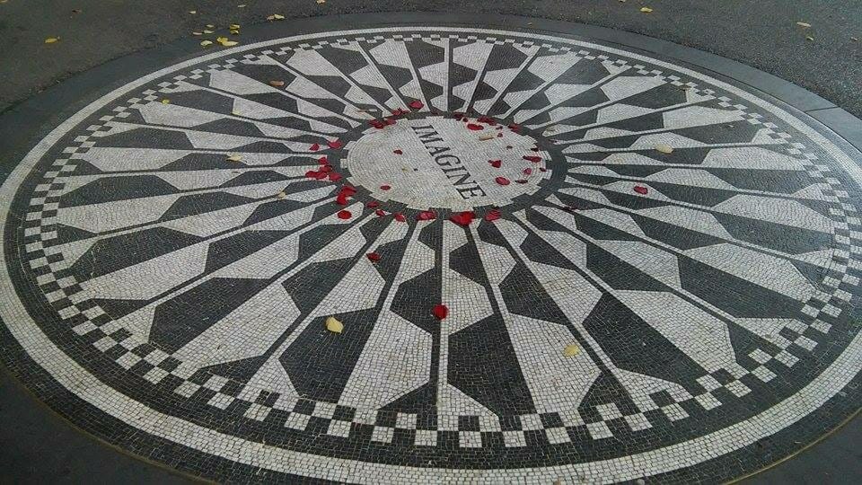 John Lennon's tribute, Central Park.