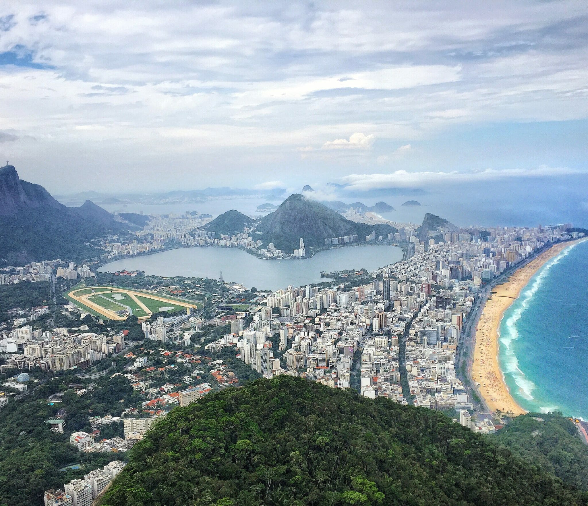 Vista del Morro Dois Irmãos, Río.