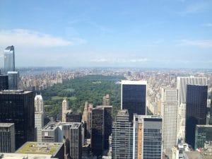 Central Park visto do Top of the Rock, NYC.