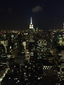 Empire State visto do Top of the Rock, NYC.