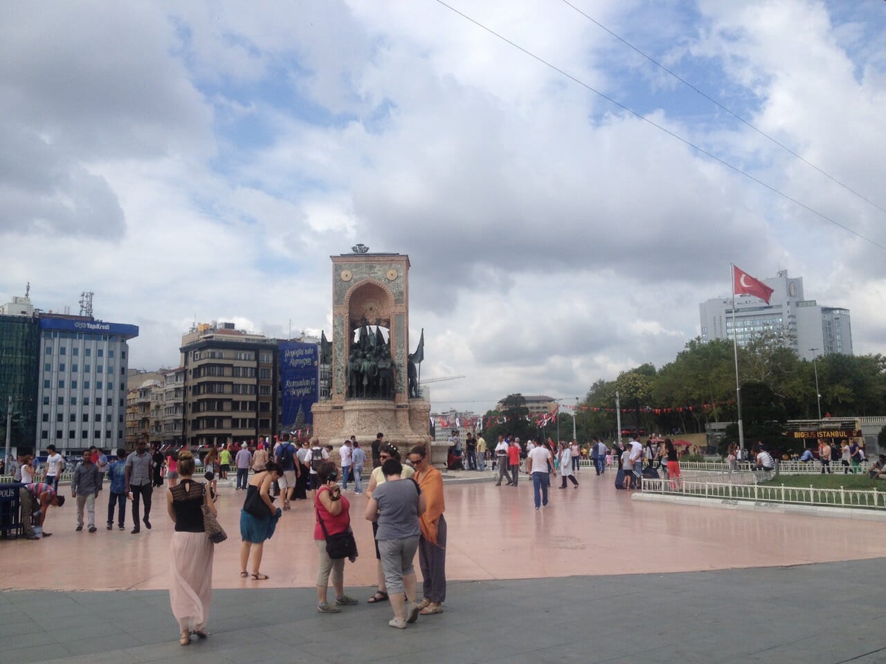 Taksim Square, Istanbul.