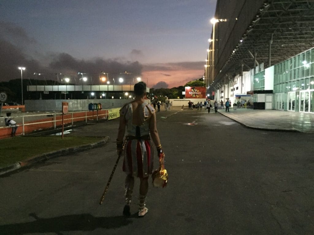 First time on the carnival parade, São Paulo 3