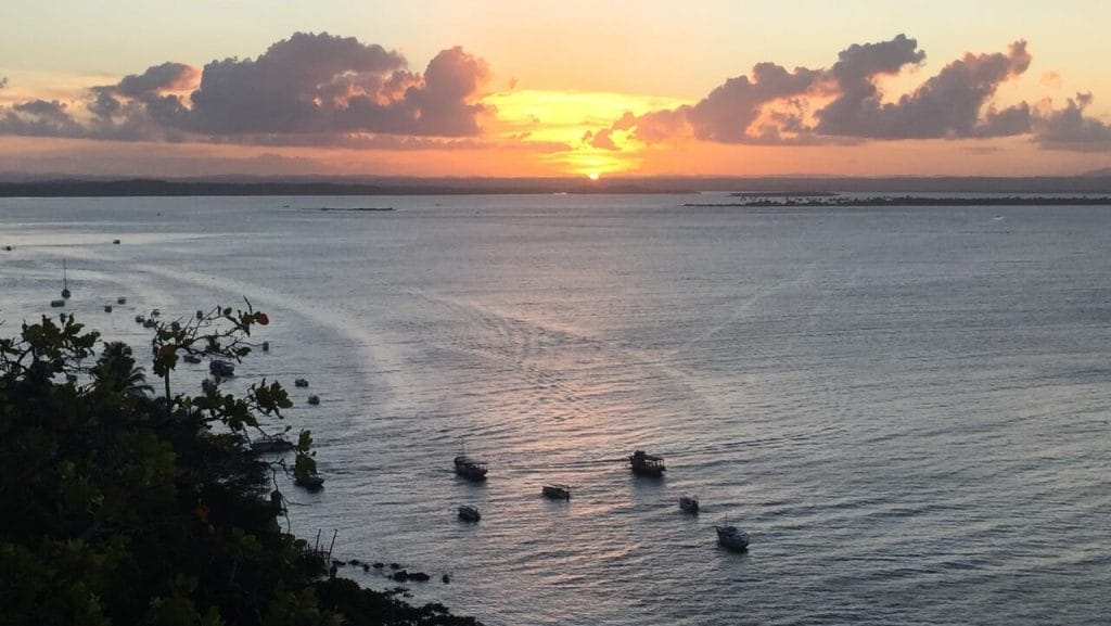 Entardecer en Morro de São Paulo, Bahia