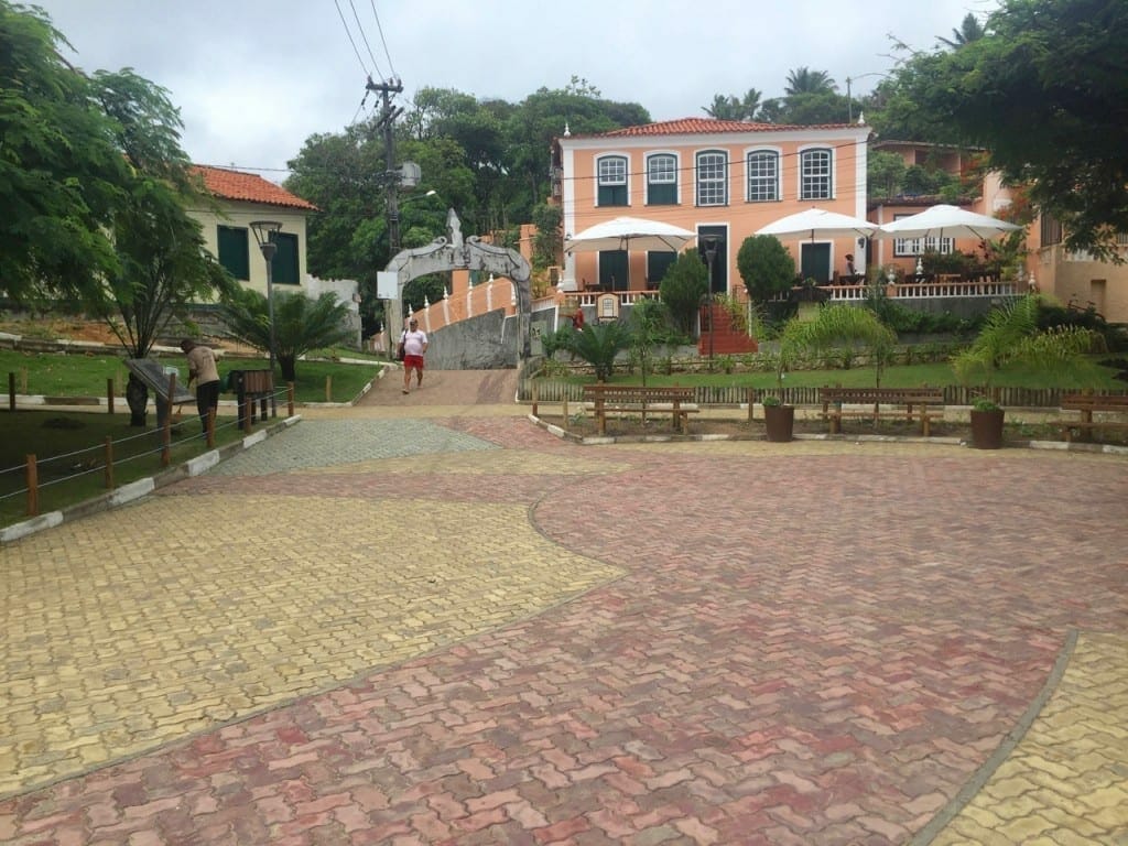 El pueblo de Morro de São Paulo, Bahia, Brasil