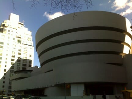 Fachada do Museu Guggenheim em Nova York