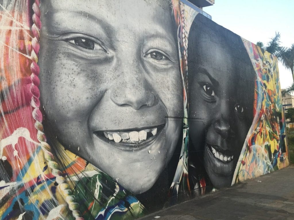 graffiti murals in Sao Paulo