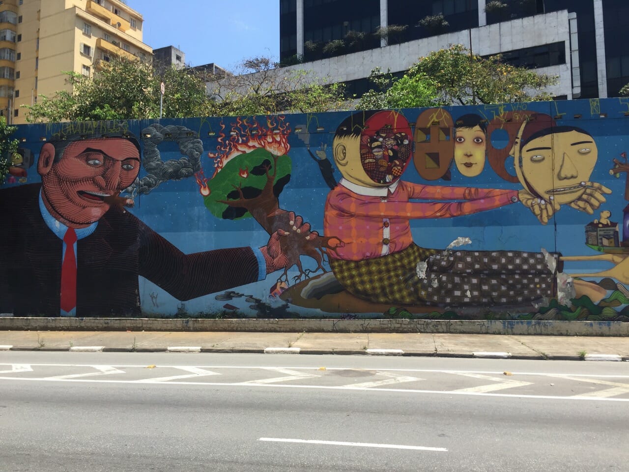 graffiti murals in Sao Paulo