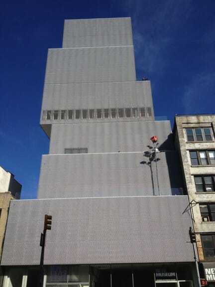 Fachada do New Museum, Nova York