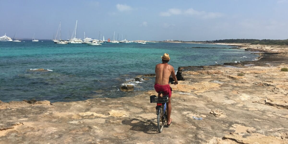 Pedaleando en Formentera 1