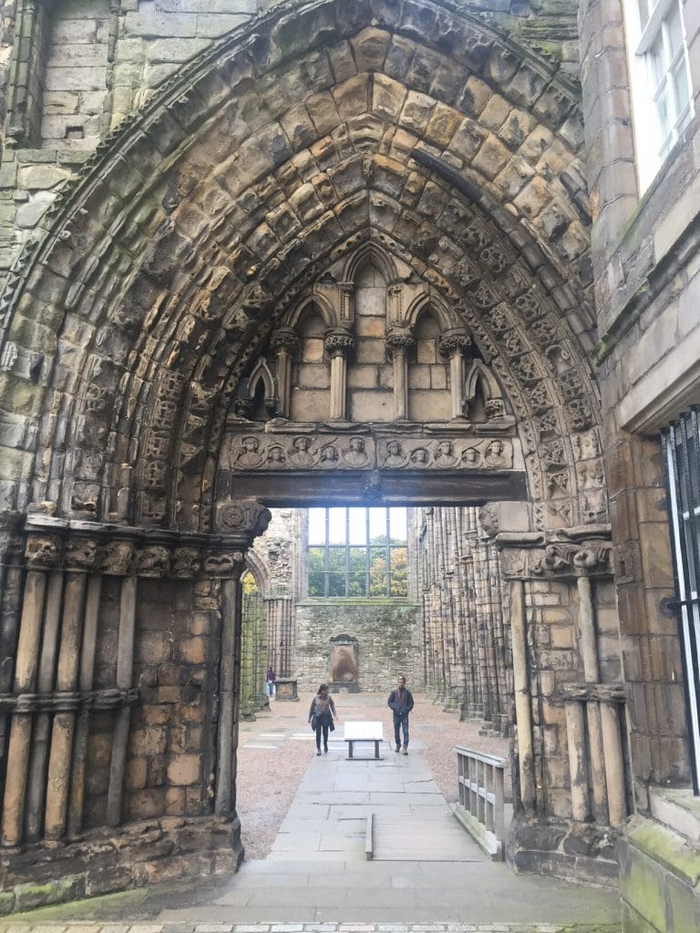 Holyrood Abbey entrance, Edinburgh