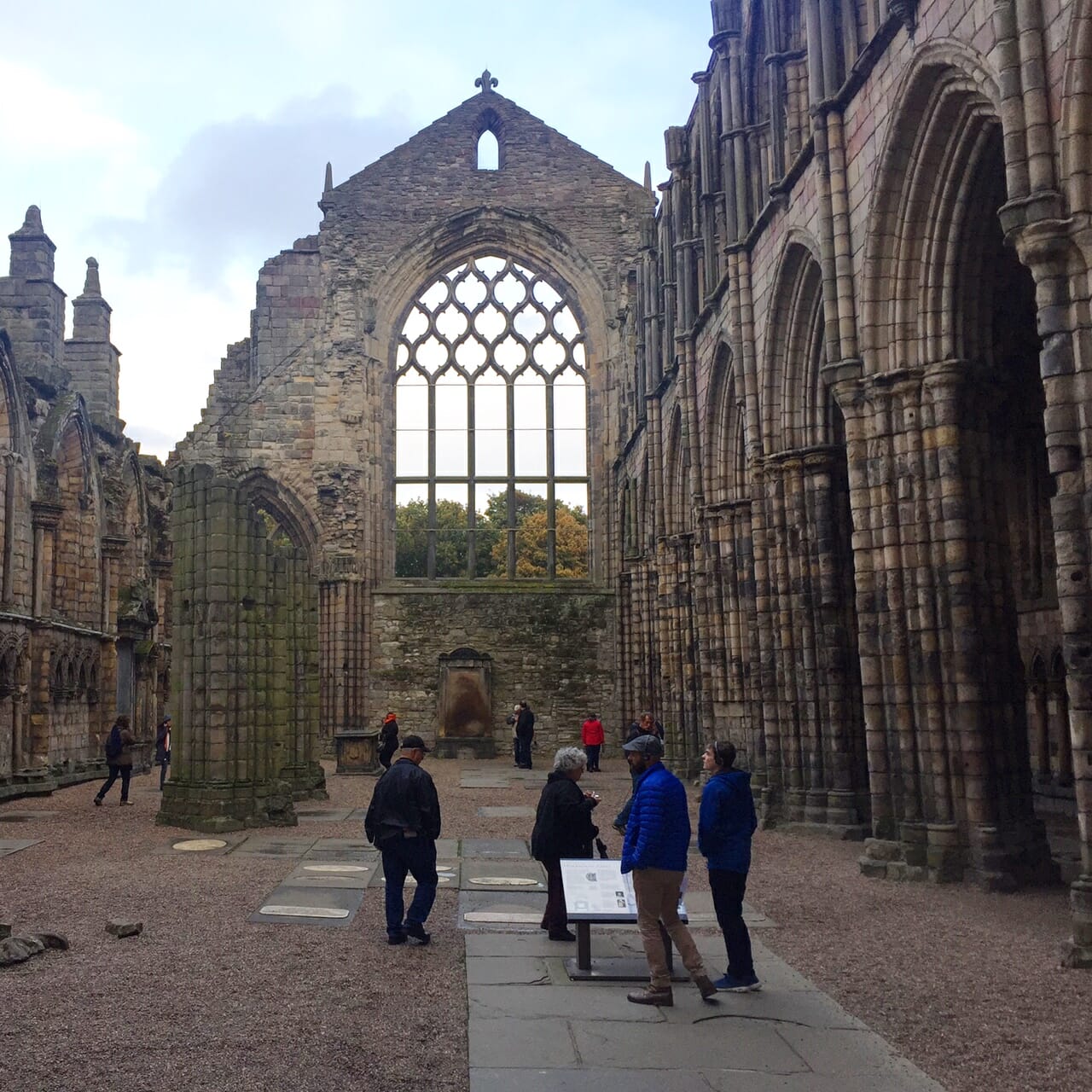 The Nave of the Holyrood Abbey