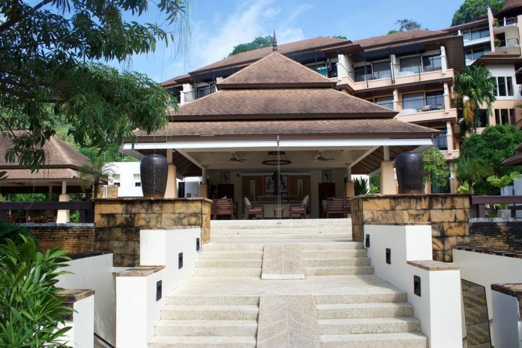 The entrance of Avani Cliff Resort, Krabi