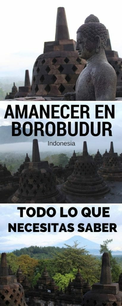 Borobudur: descubra porque el amanecer es la mejor hora para visitar el templo.