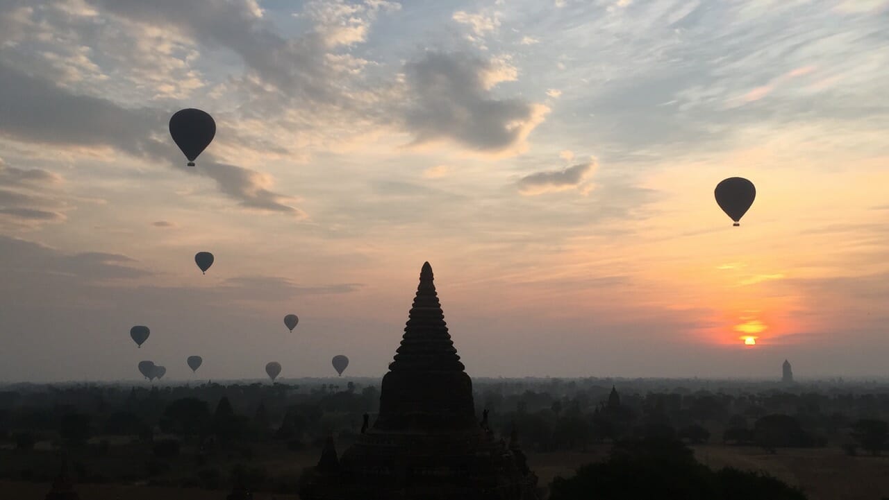 Sunrise in Bagan