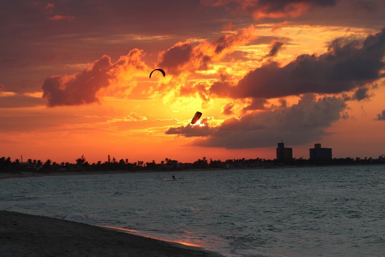 Pôr do sol em Varadero, Cuba