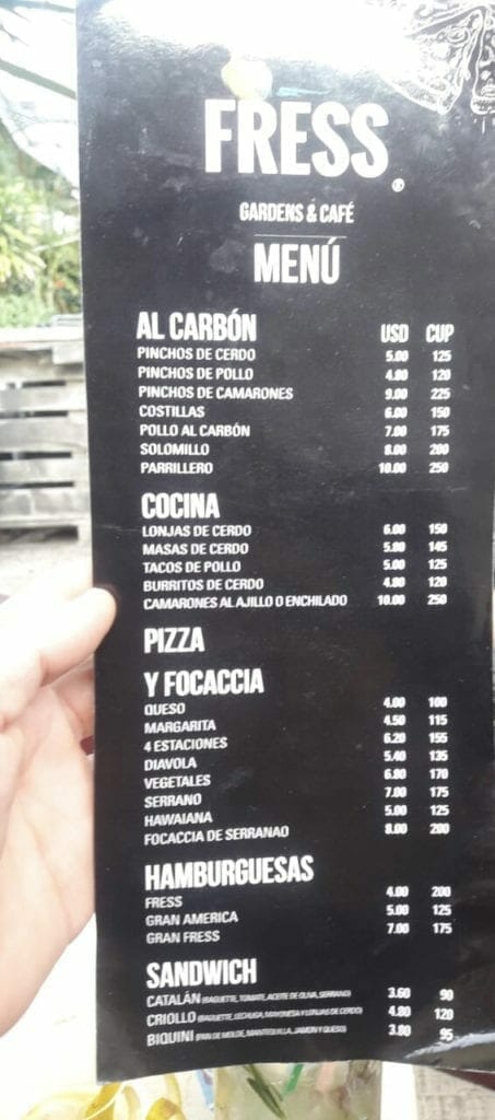 Quanto custa comer em restaurante em Havana, Cuba