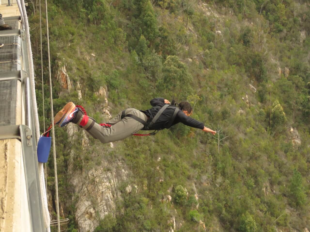 bungee jump na África do Sul