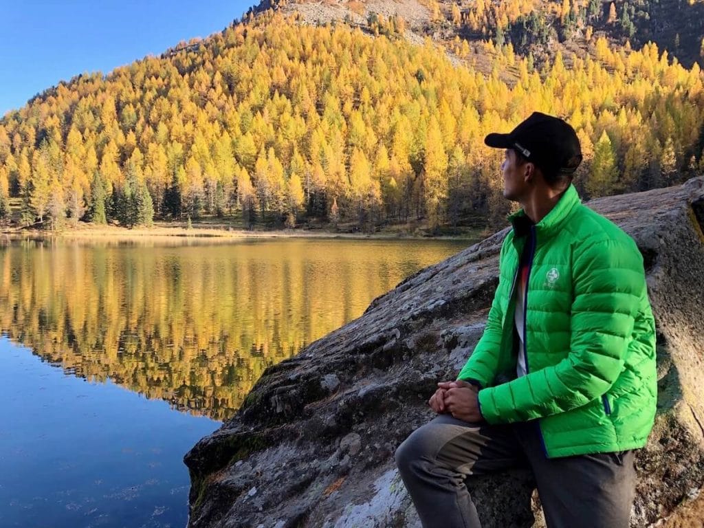 Um dos lagos mais bonitos das Dolomitas