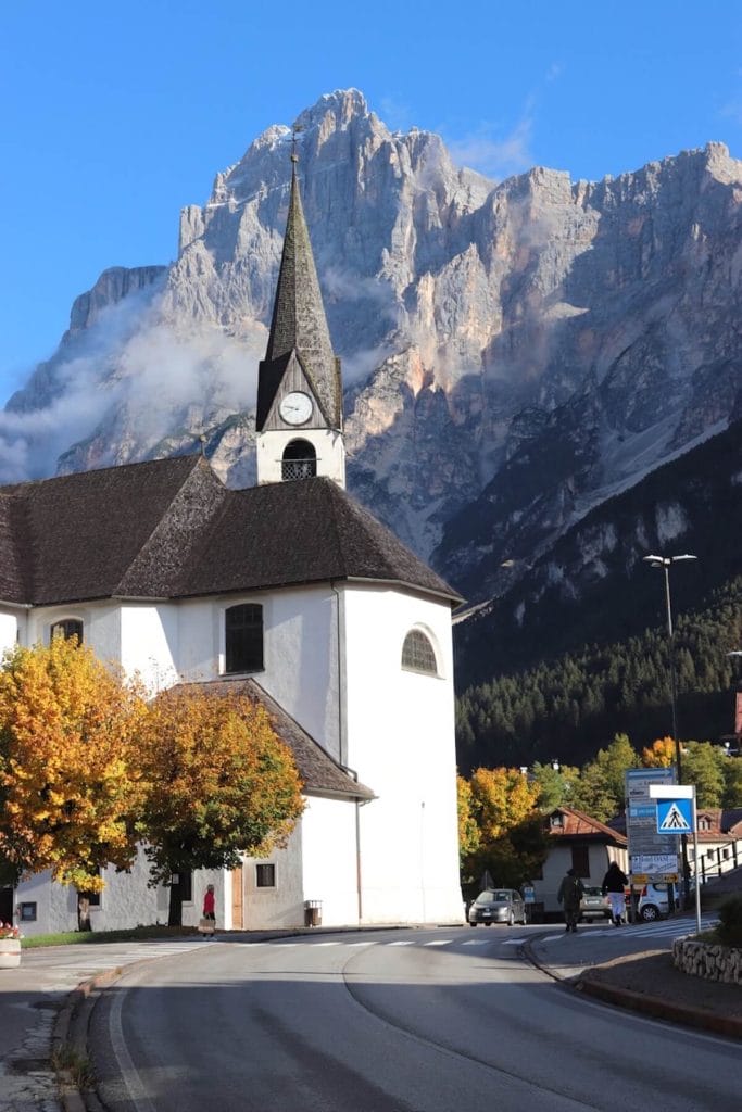 San Vito di Cadore, uno de los pueblos más hermosos en el leste de las Dolomitas.