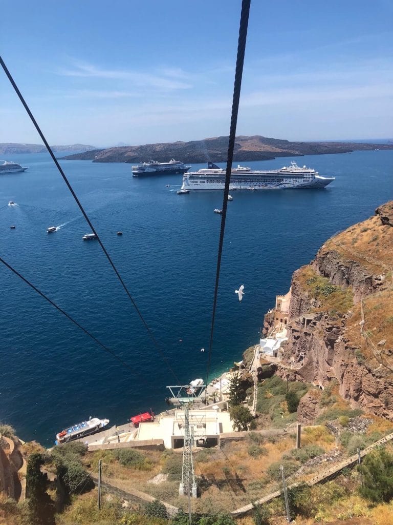 Teleferico de Santorini