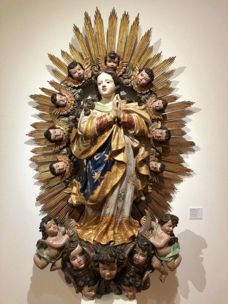 Obra religiosa exposta no Museu de Faro