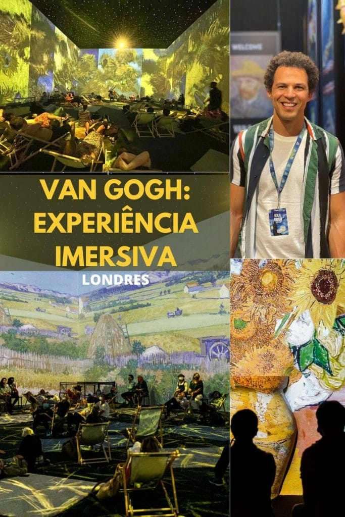 Visitando a Exposição Imersiva Sobre Van Gogh em Londres 1