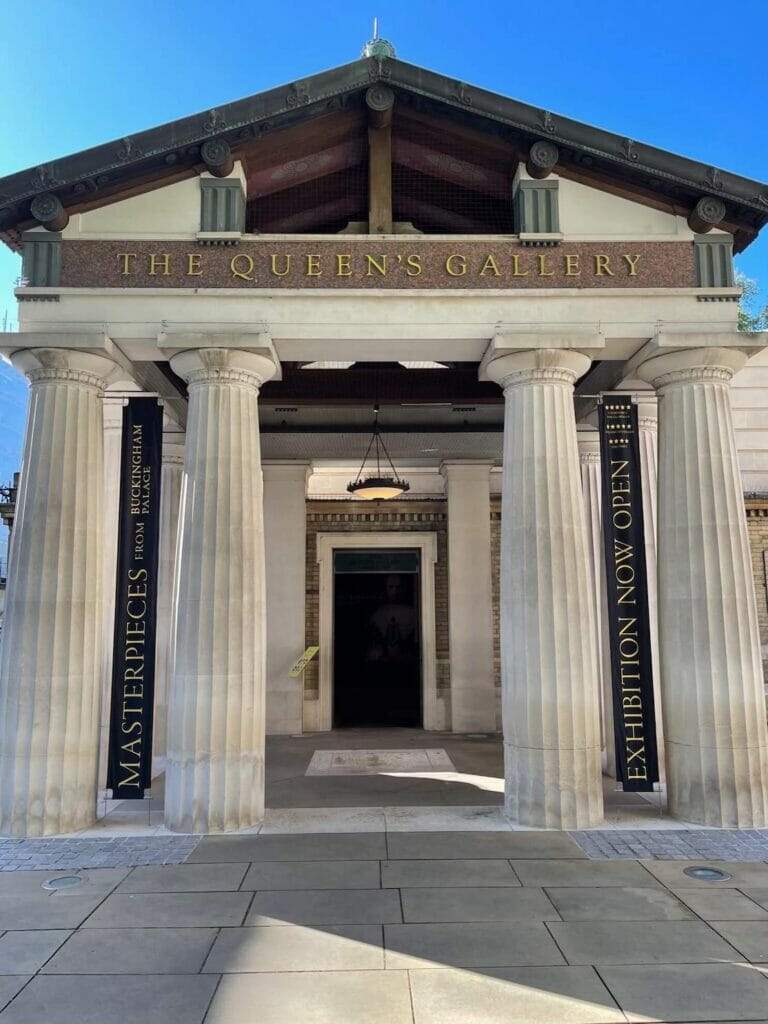 The façade of The Queen's Gallery, London