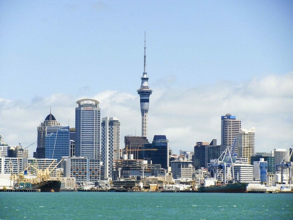 Auckland's skyline, New Zealand