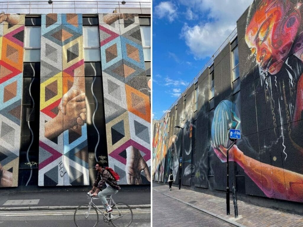 Mural de arte callejero de Colt Technology's Head Quarter, Londres