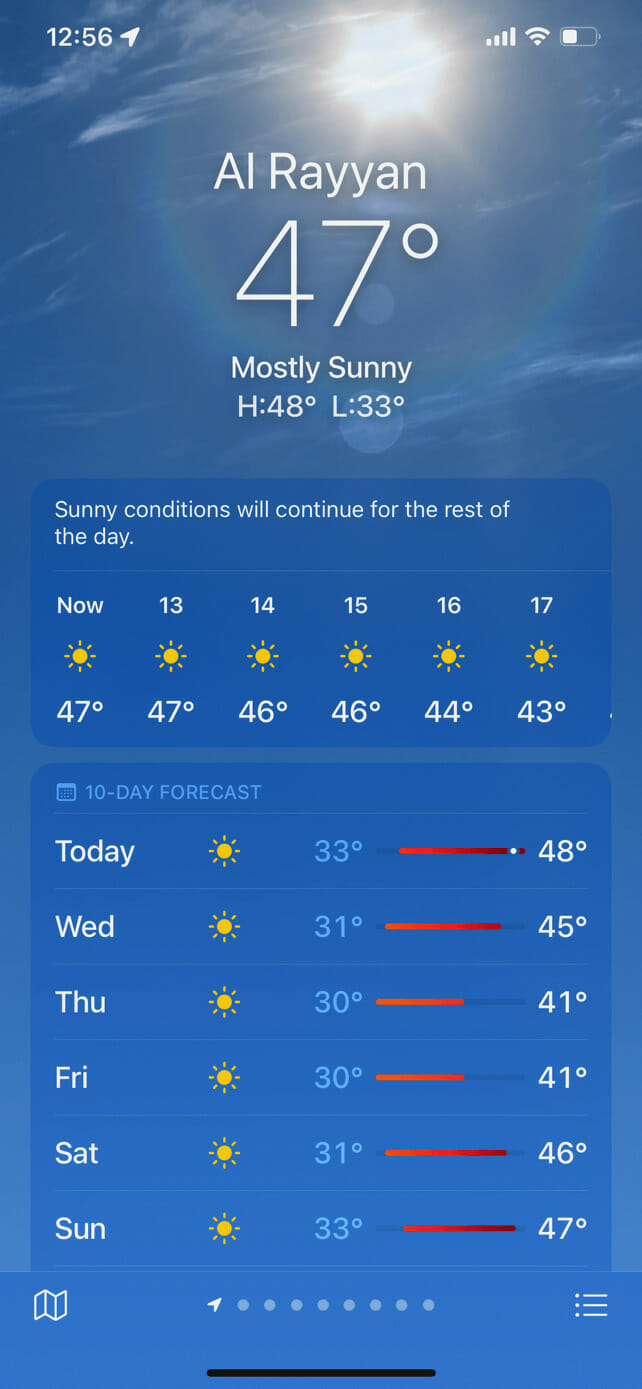 A picture of Al Rayyan wheather forecast in june