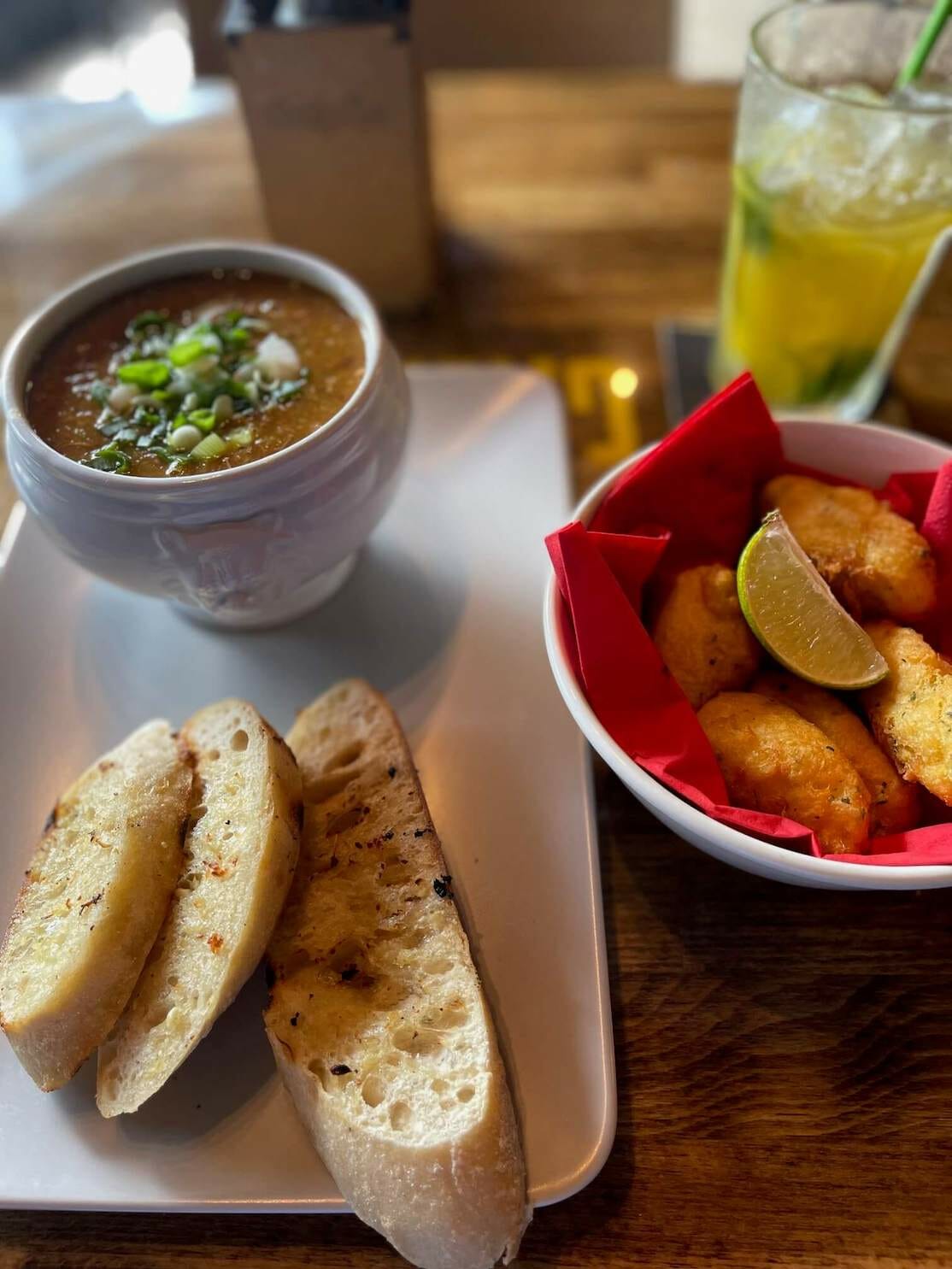 Brazilian street food served at Galpão Restaurant, London