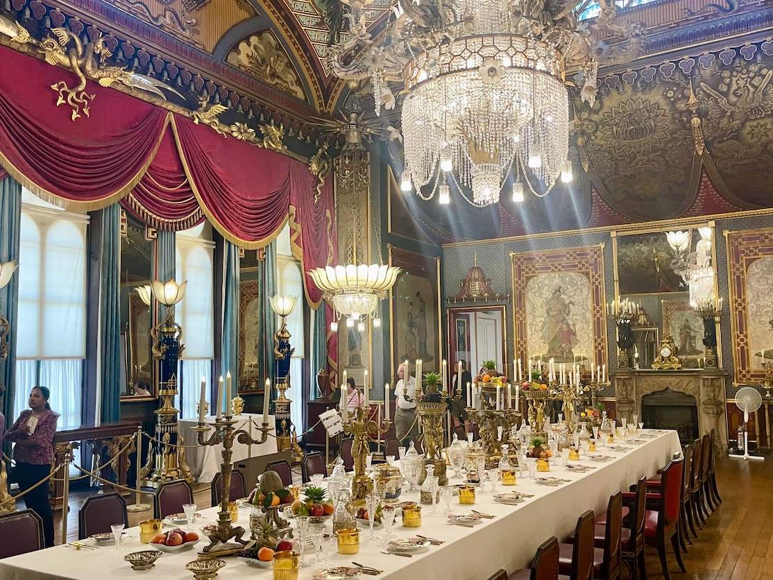 Royal Pavilion dining room, Brighton, England