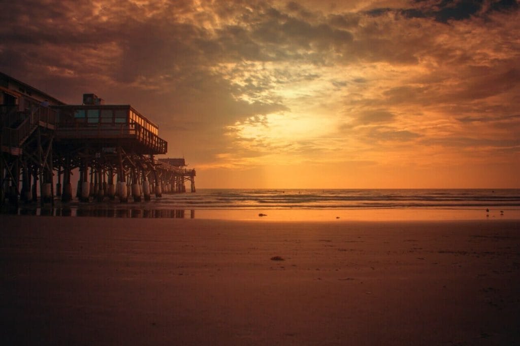 Sunset at Cocoa Beach, Florida