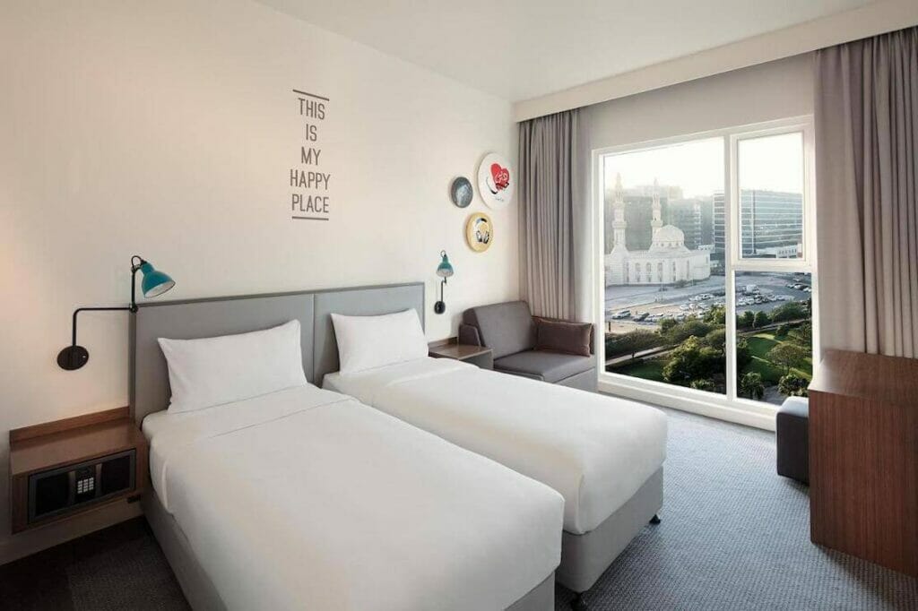 Rove City Centre double single beds room, Deira, Dubai