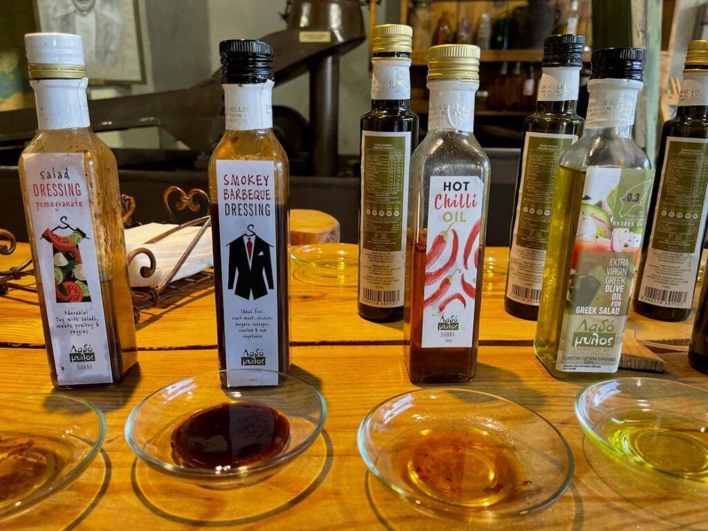 Ladomilos Olive Oil Tasting, Rhodes, Greece