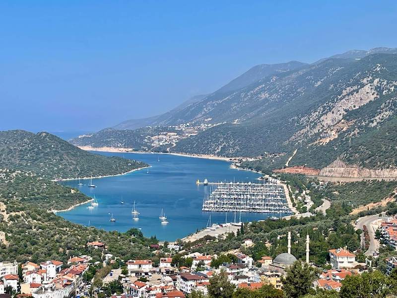 The city of Kas, Turkey