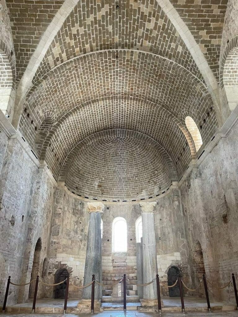 The interior of Saint Nicholas Church, Demre, Turkey