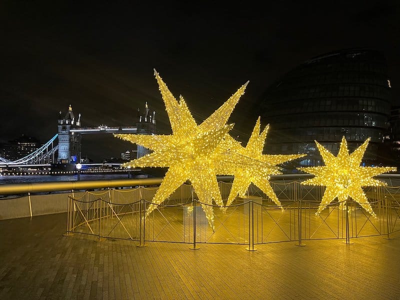 Christmas by the River Christmas Lights 2023, London, UK